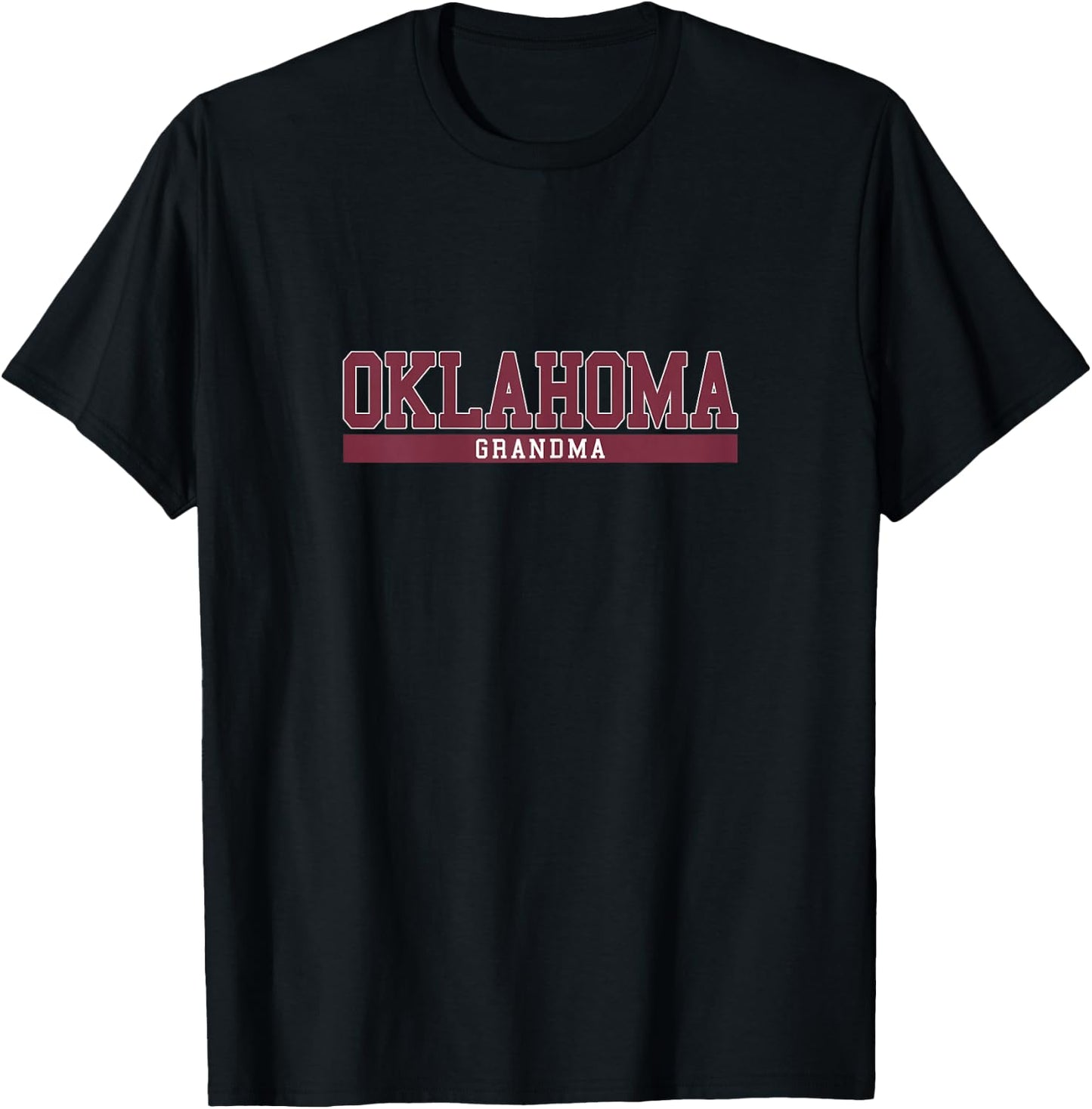 Oklahoma State Grandma University Sports T-Shirt - T-Shirt | Black