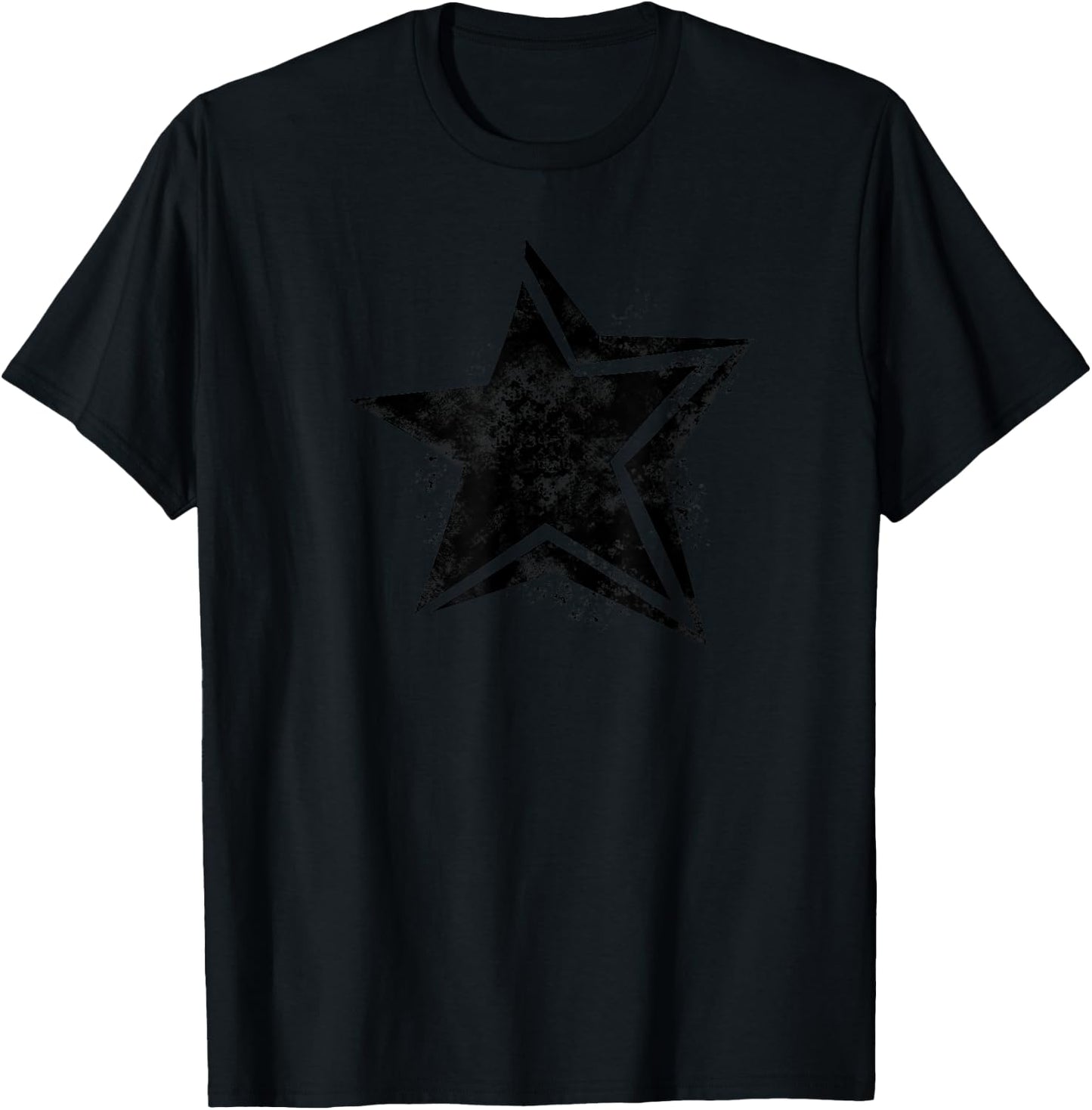 Cyber Y2K Star Aesthetic Downtown Girl Grunge der frühen 2000er Jahre T-Shirt - T-Shirt | Black