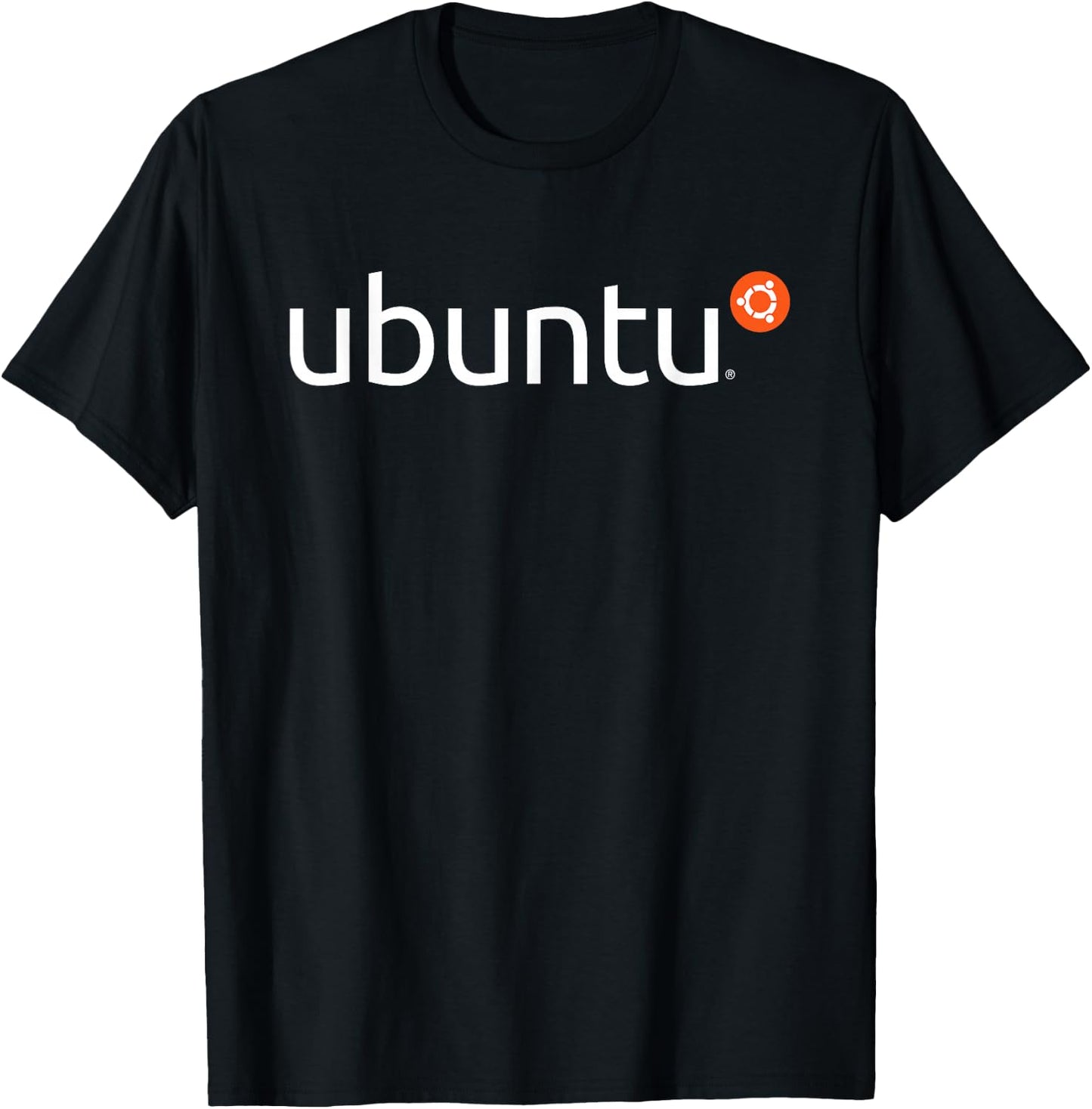 Ubuntu Official Logo Linux Operating System T-Shirt - T-Shirt | Black