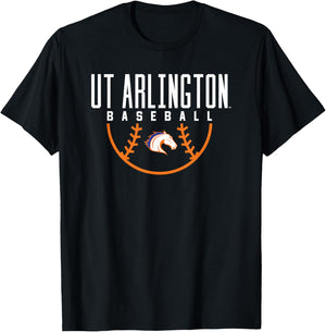 University of Texas at Arlington UTA Mavericks Baseball T-Shirt - T-Shirt | Black