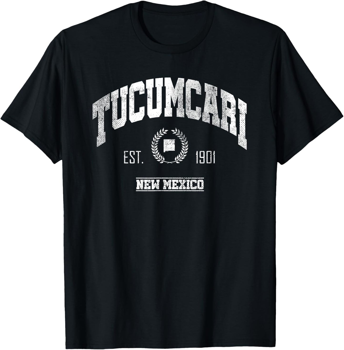 Tucumcari NM | New Mexico | Vintage Throwback T-Shirt - T-Shirt | Black
