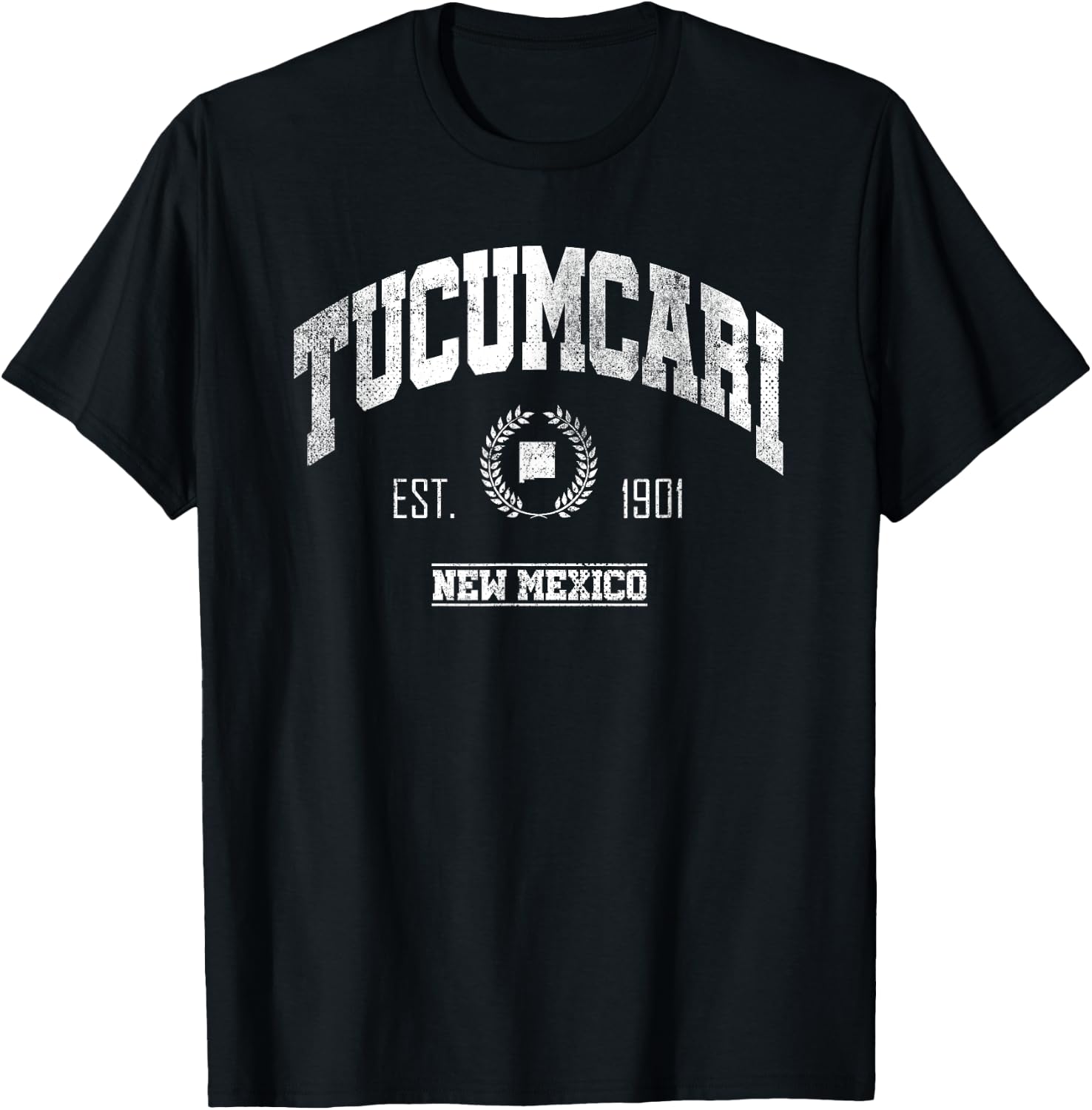 Tucumcari NM | New Mexico | Vintage Throwback T-Shirt - T-Shirt | Black