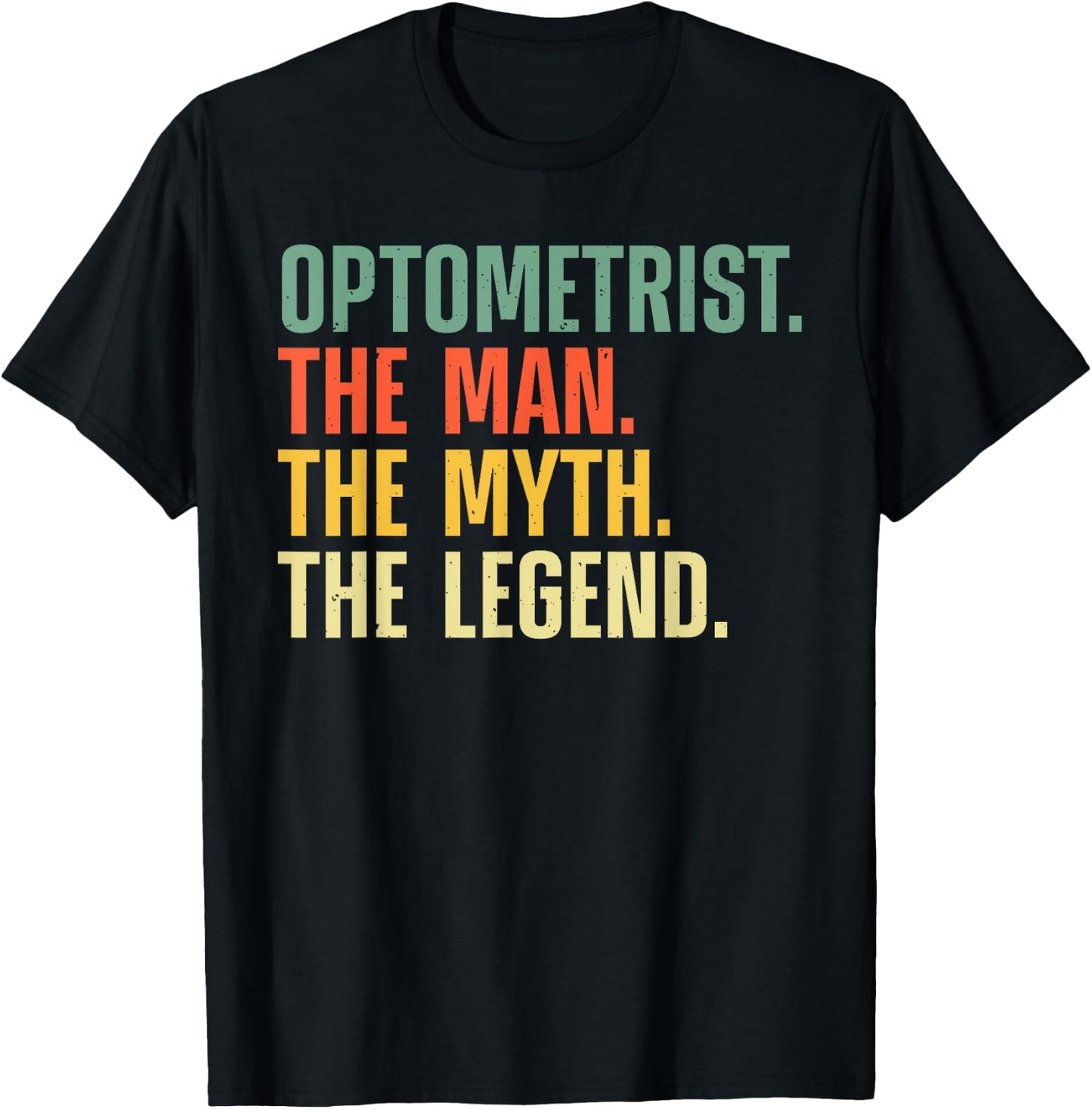 Cool Optometrist Art Dad Boys Optometry Optometrist T-Shirt - T-Shirt | Black