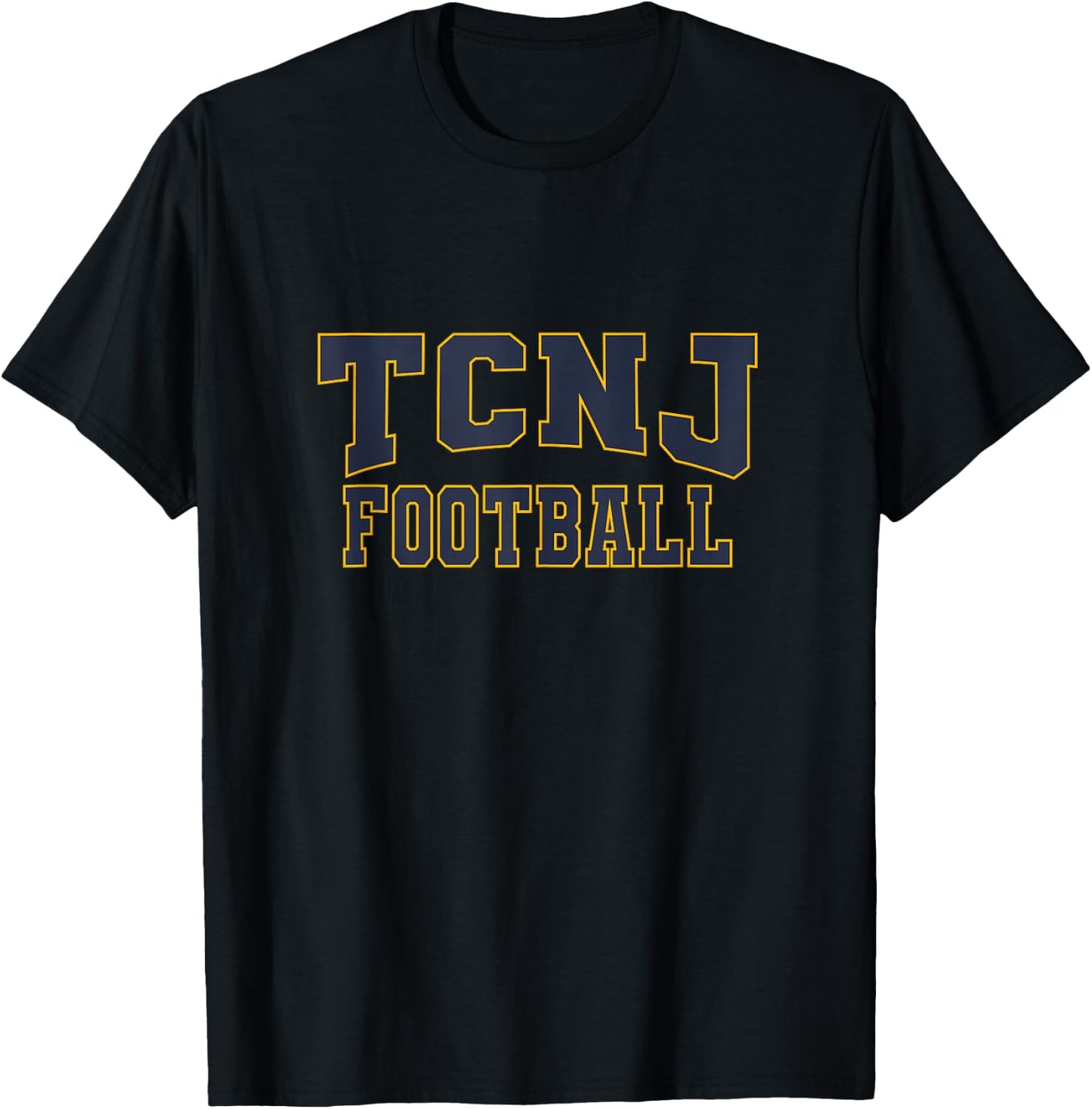 TCNJ Football Apparel Sports Fan T-Shirt - T-Shirt | Black
