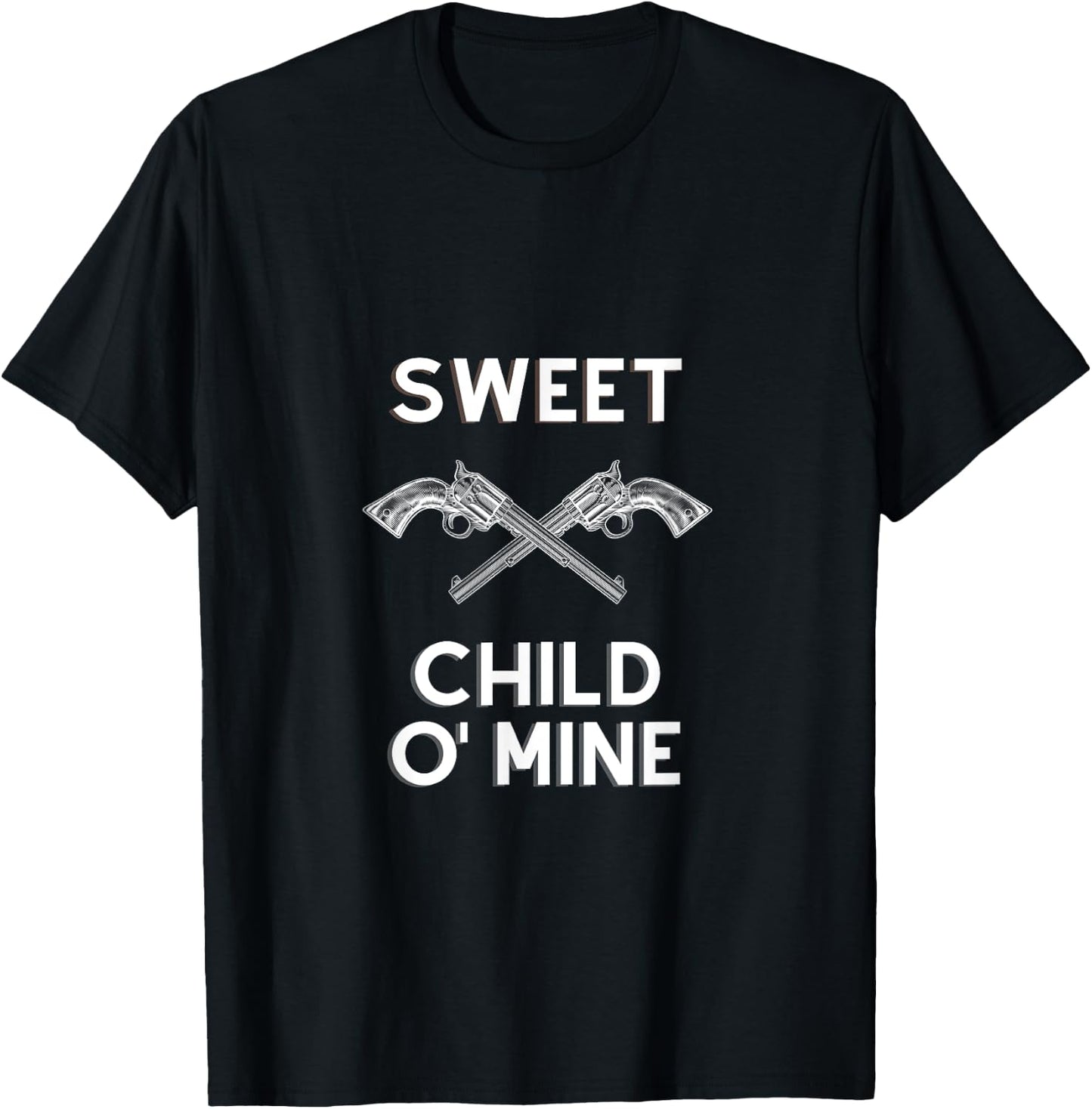 Sweet Child O' Mine, Music and Rock T-Shirt - T-Shirt | Black