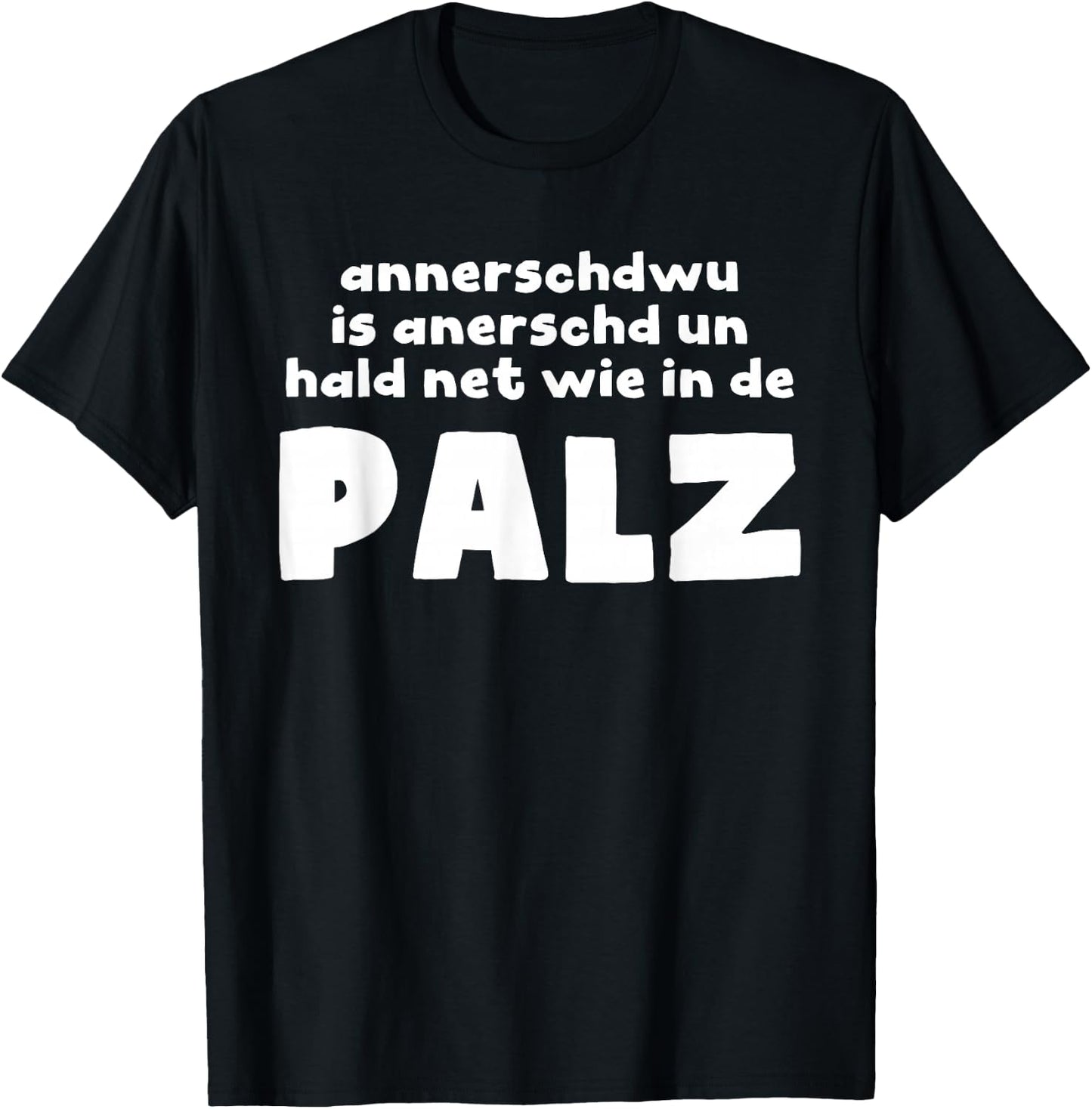 Palz Rheinland Pfalz with German Proverbs [German Language] T-Shirt - T-Shirt | Black