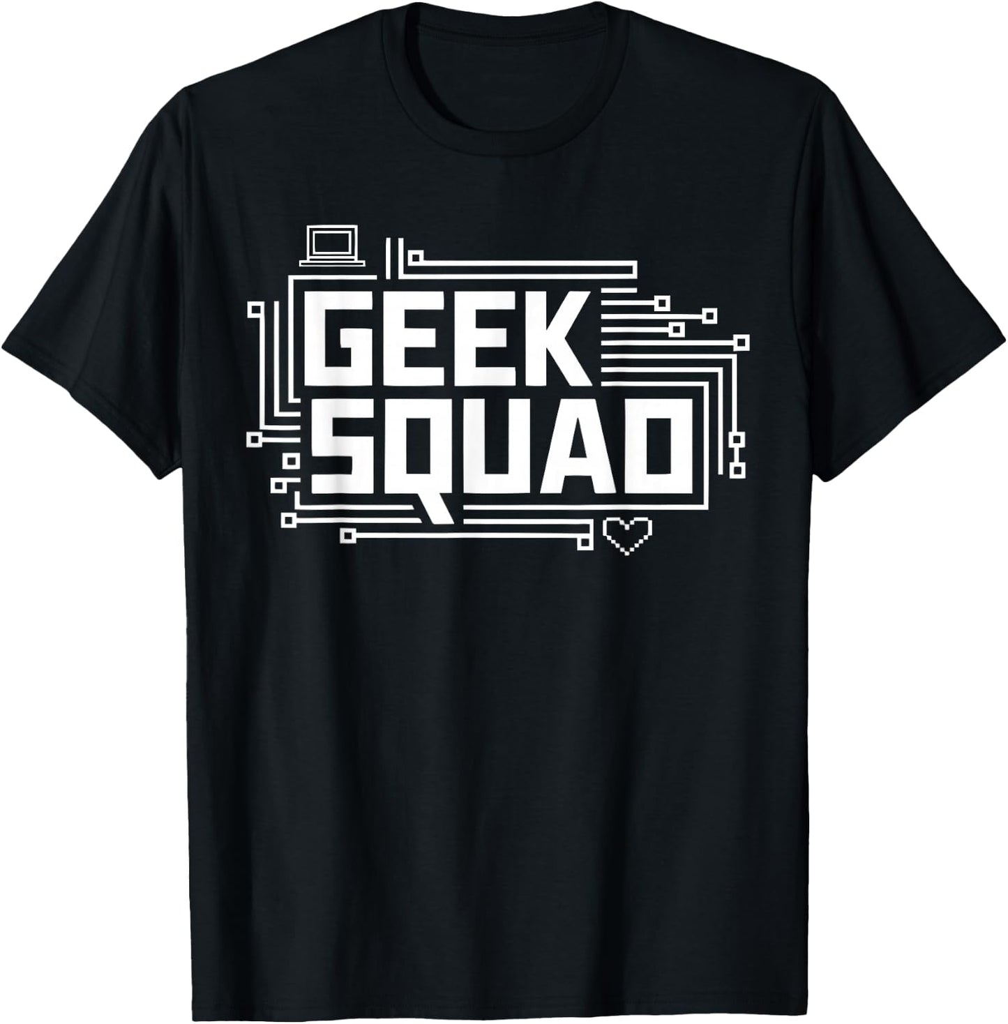 Gamer Nerd Science Gaming Geek Squad T-Shirt - T-Shirt | Black