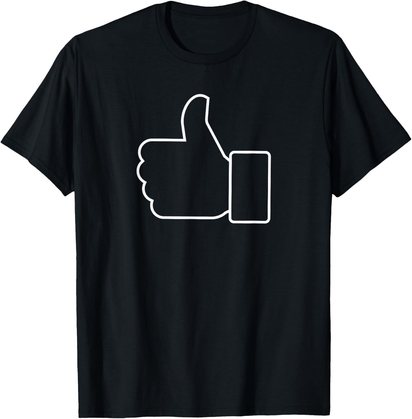 Thumbs Up, Funny, Jokes, Sarcastic T-Shirt - T-Shirt | Black