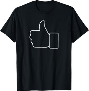 Thumbs Up, Funny, Jokes, Sarcastic T-Shirt - T-Shirt | Black