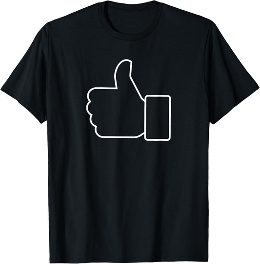 Thumbs Up, Funny, Jokes, Sarcastic T-Shirt - T-Shirt | Black
