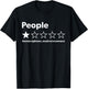 Funny Graphic Apparel And Trendy Gifts -Adults - Black, Small - Short Sleeve - Funny Review People One Star: Absolute Nightmare Would Not Recommend T-Shirt - T-Shirt | Black