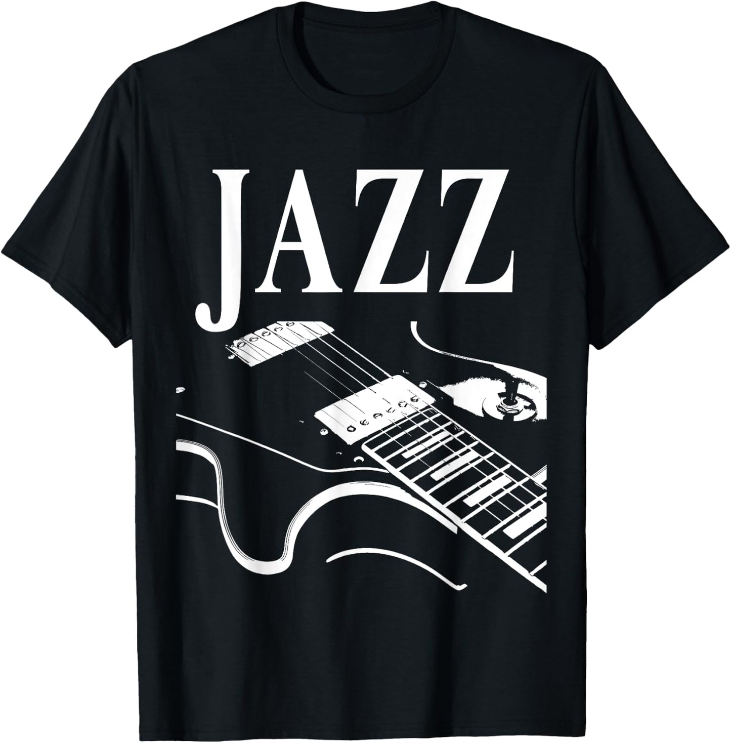 Jazz & Guitar T-Shirt - T-Shirt | Black