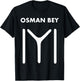 Osman Bey Ertugrul Kurulus Kayi Flag Ottoman Empire Turkey T-Shirt - T-Shirt | Black