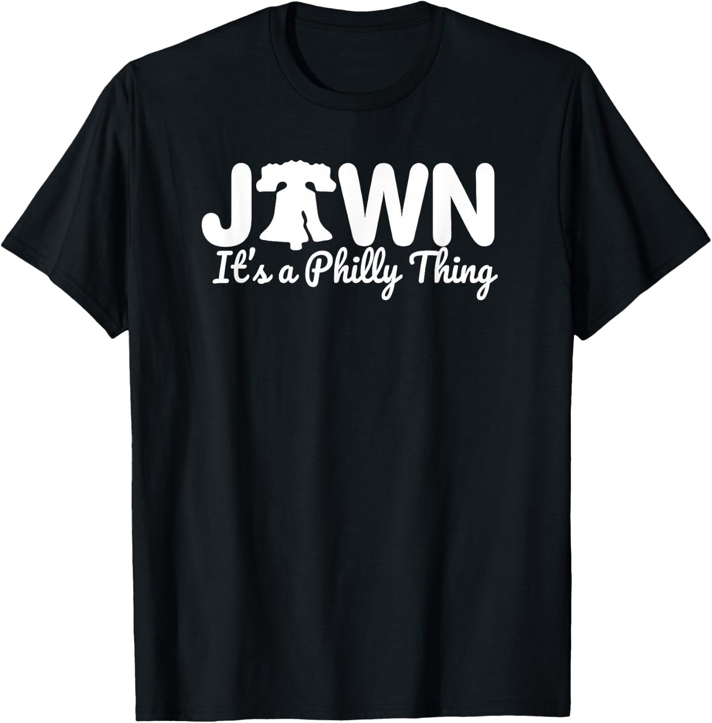 JAWN It's A Philly Thing Philadelphia Fan Liberty Bell 215 T-Shirt - T-Shirt | Black
