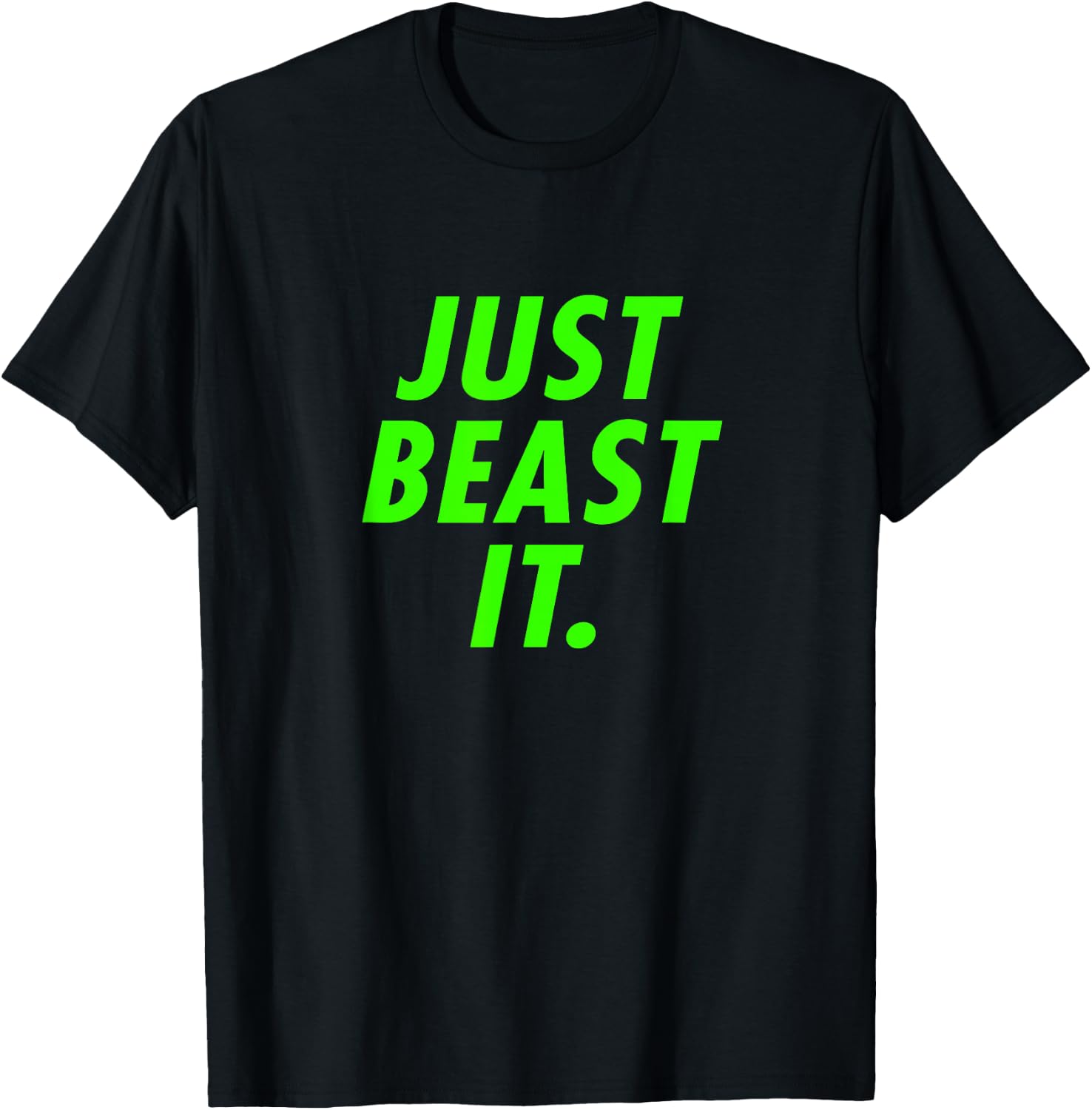 Just Beast It - Warrior Ninja Fan Shirt T-Shirt - T-Shirt | Black