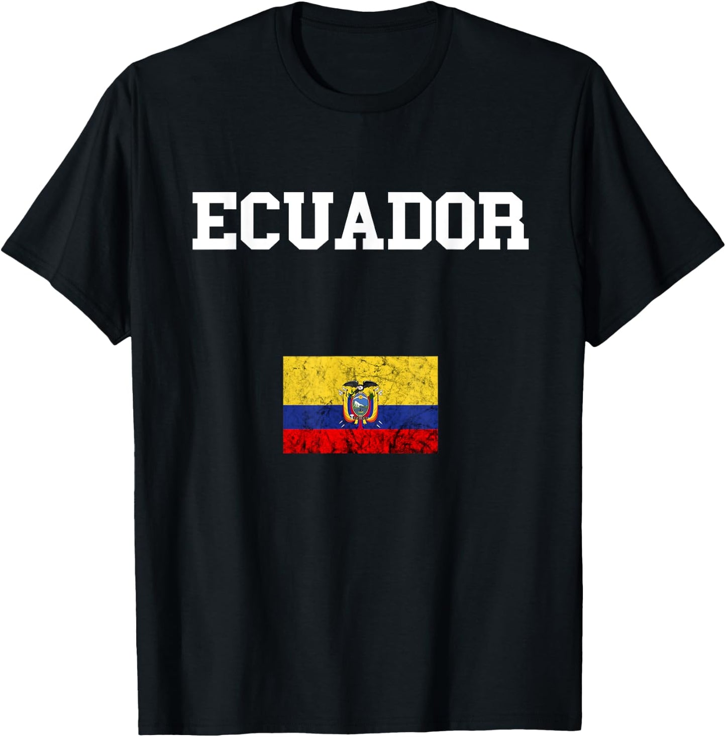 Ecuadorean Roots Ecuadorian Pride Ecuador Ecuadorian Flag T-Shirt - T-Shirt | Black