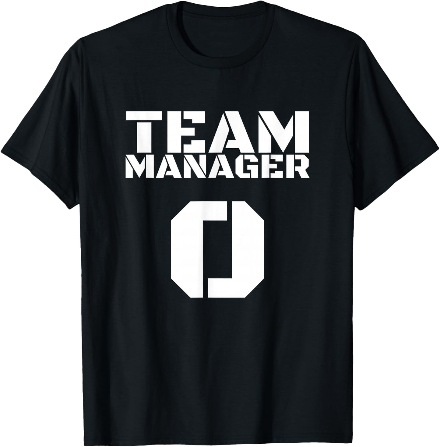 Team Manager Sports Equipment Coach Player T-Shirt - T-Shirt | Black