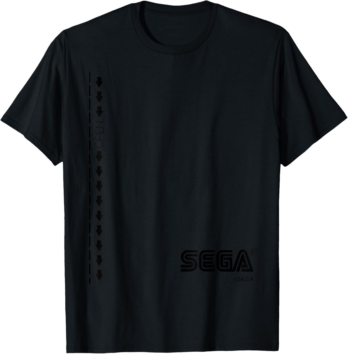 (Commemoration of Amazon MoD pop-up shop) Design Sega , Blue, S T-Shirt - T-Shirt | Black