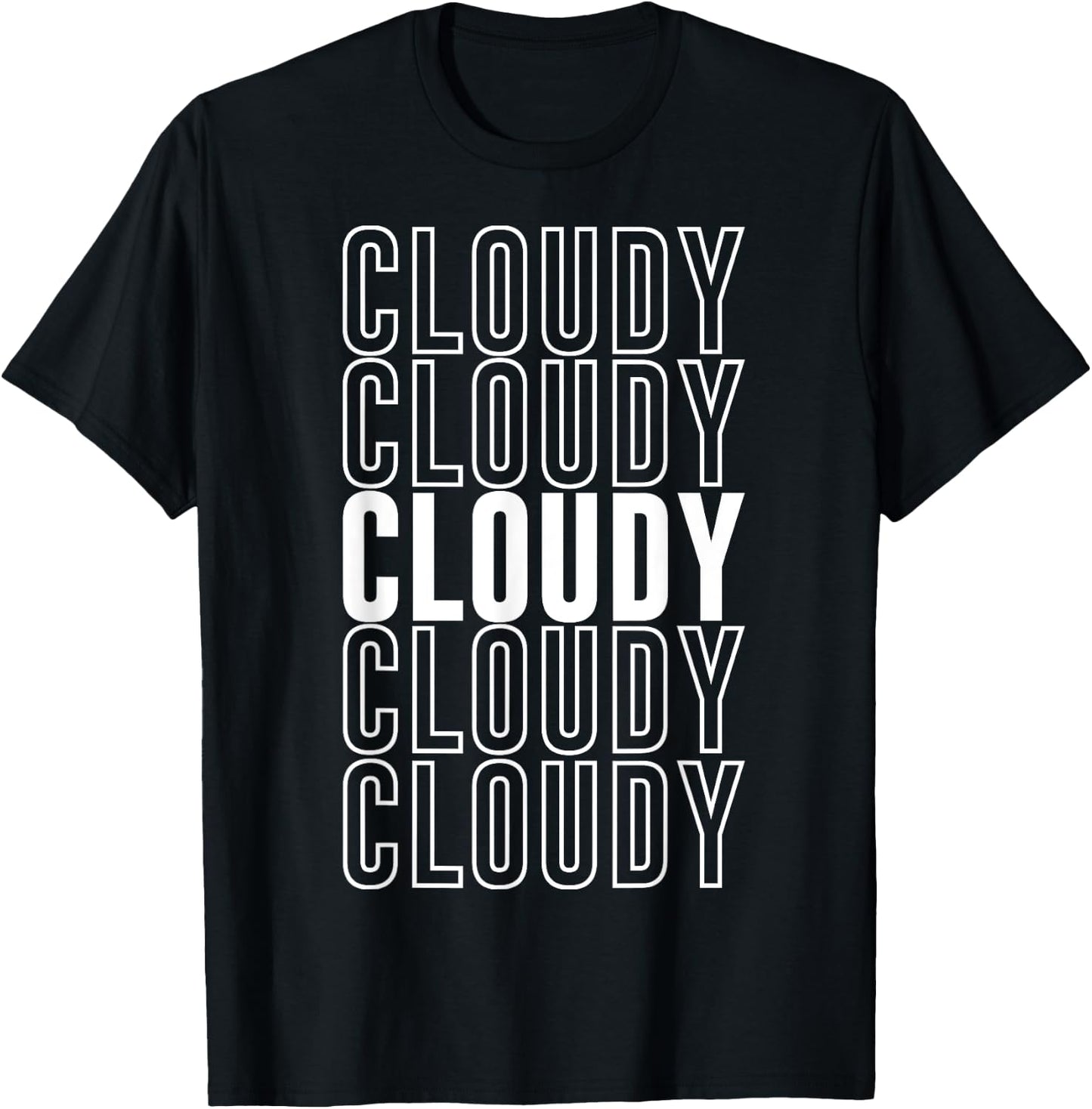Cloudy T-Shirt - T-Shirt | Black