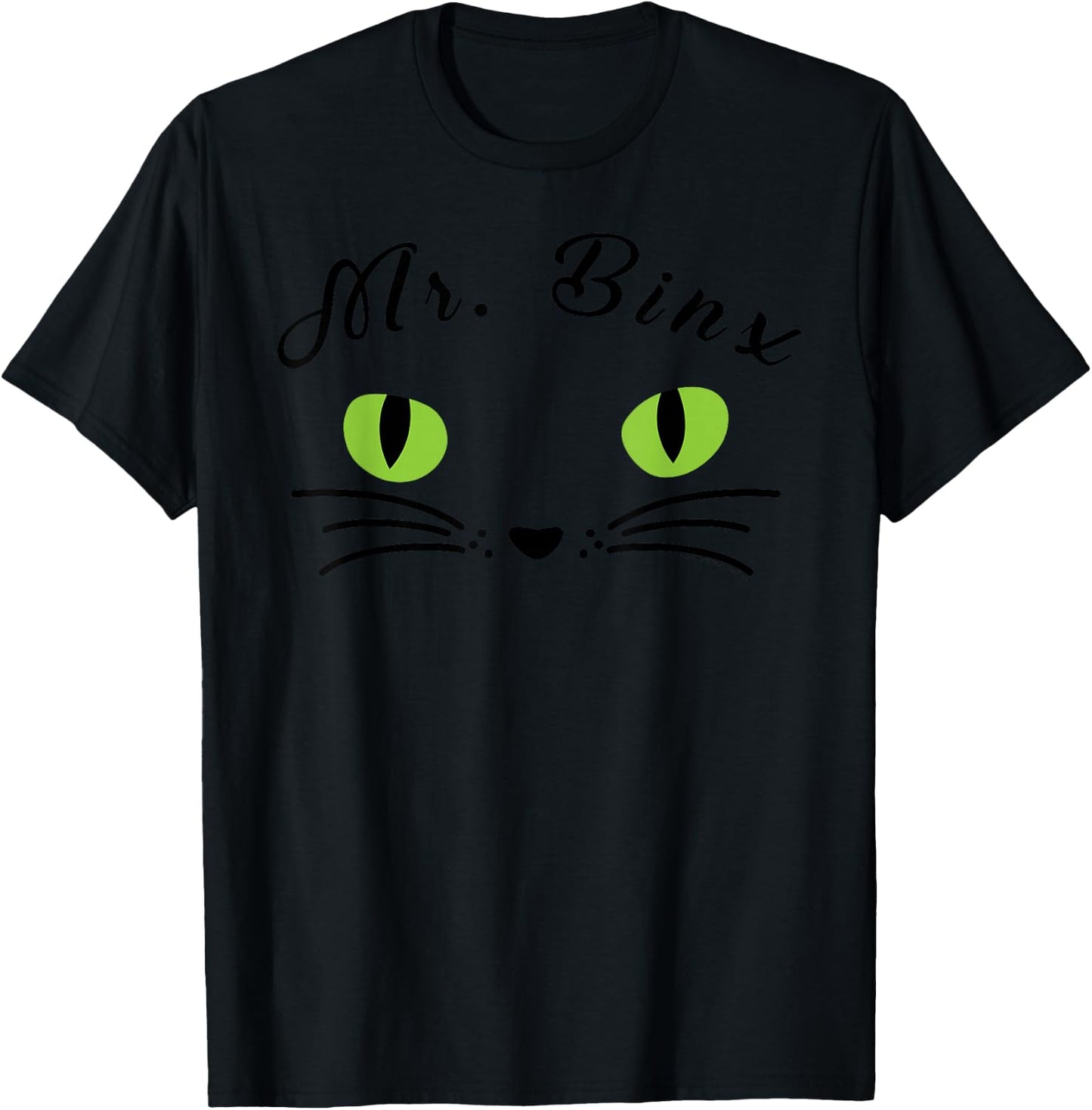 Hocus Pocus - Mister Binx Cat Face T-Shirt - T-Shirt | Black