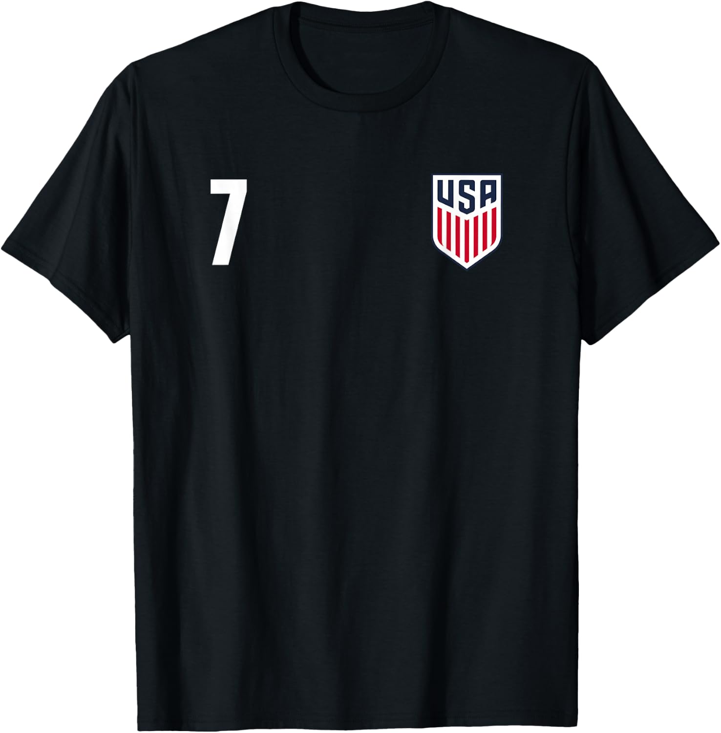 Officially Licensed US Soccer Team Gio Reyna, Legacy #7 T-Shirt - T-Shirt | Black