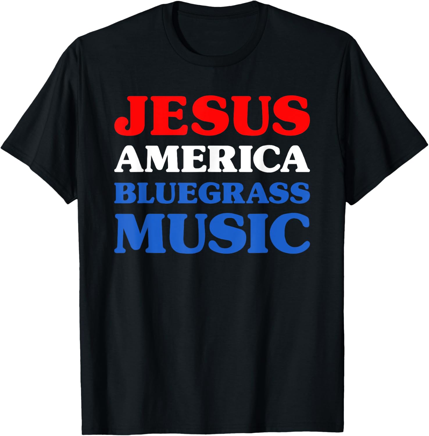 Bluegrass Music I Love Bluegrass Music T-Shirt - T-Shirt | Black
