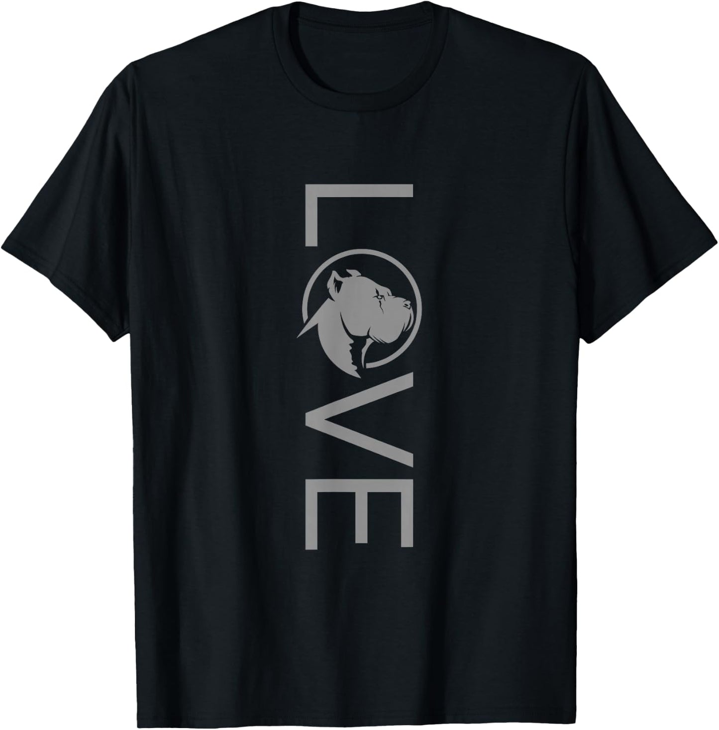 Love Pitbull Terrier Dog Apparel - Pitbull T-Shirt - T-Shirt | Black
