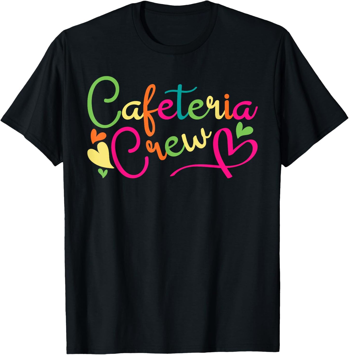 Cafeteria Crew Back to School Lunch Lady Worker Squad Gifts T-Shirt - T-Shirt | Black