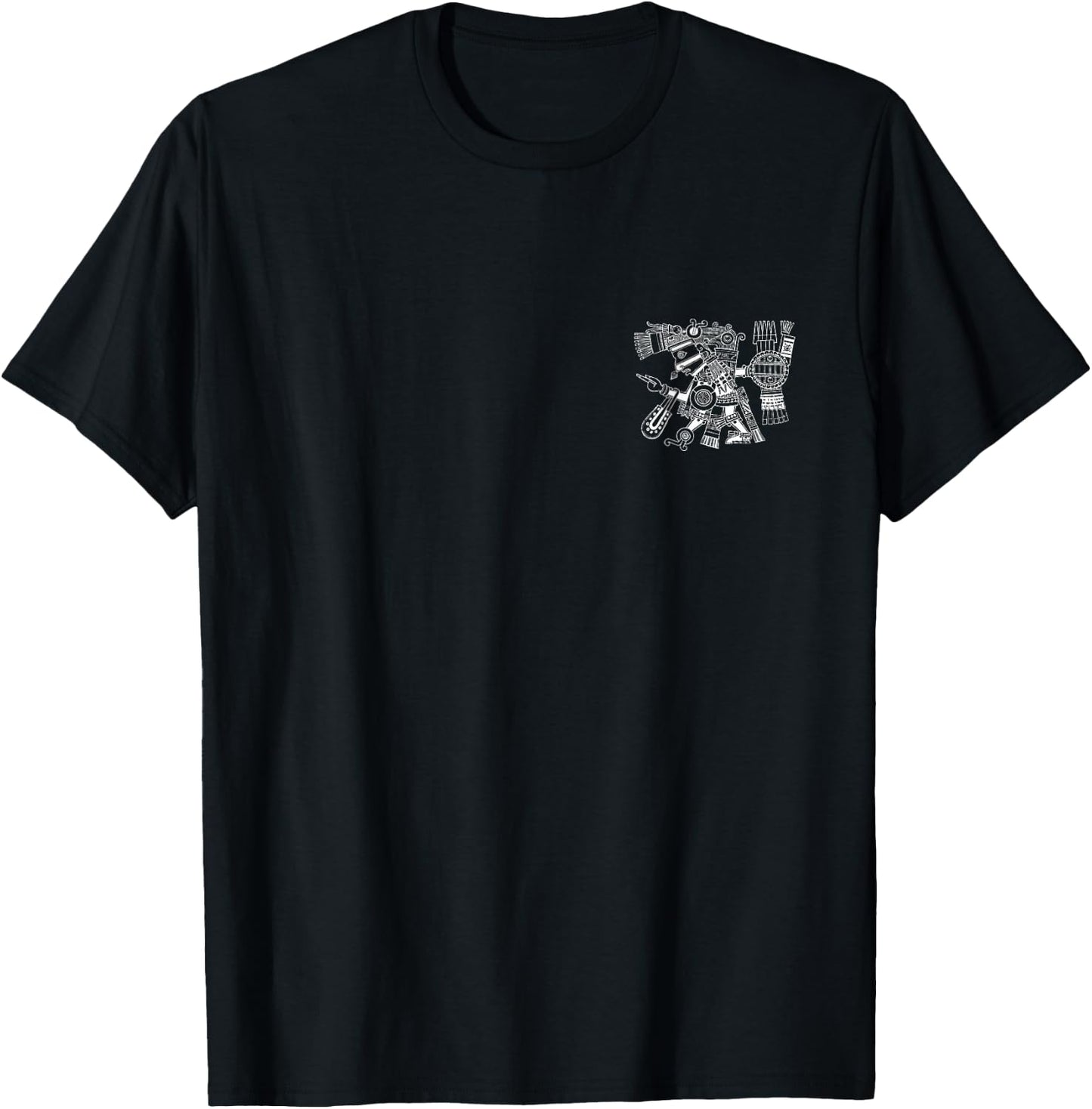 Maya patron deity Tezcatlipoca warrior Aztec Indians Mexico T-Shirt - T-Shirt | Black