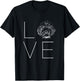 Love Doodles Cute Golden Labradoodle Line Drawing T-Shirt - T-Shirt | Black