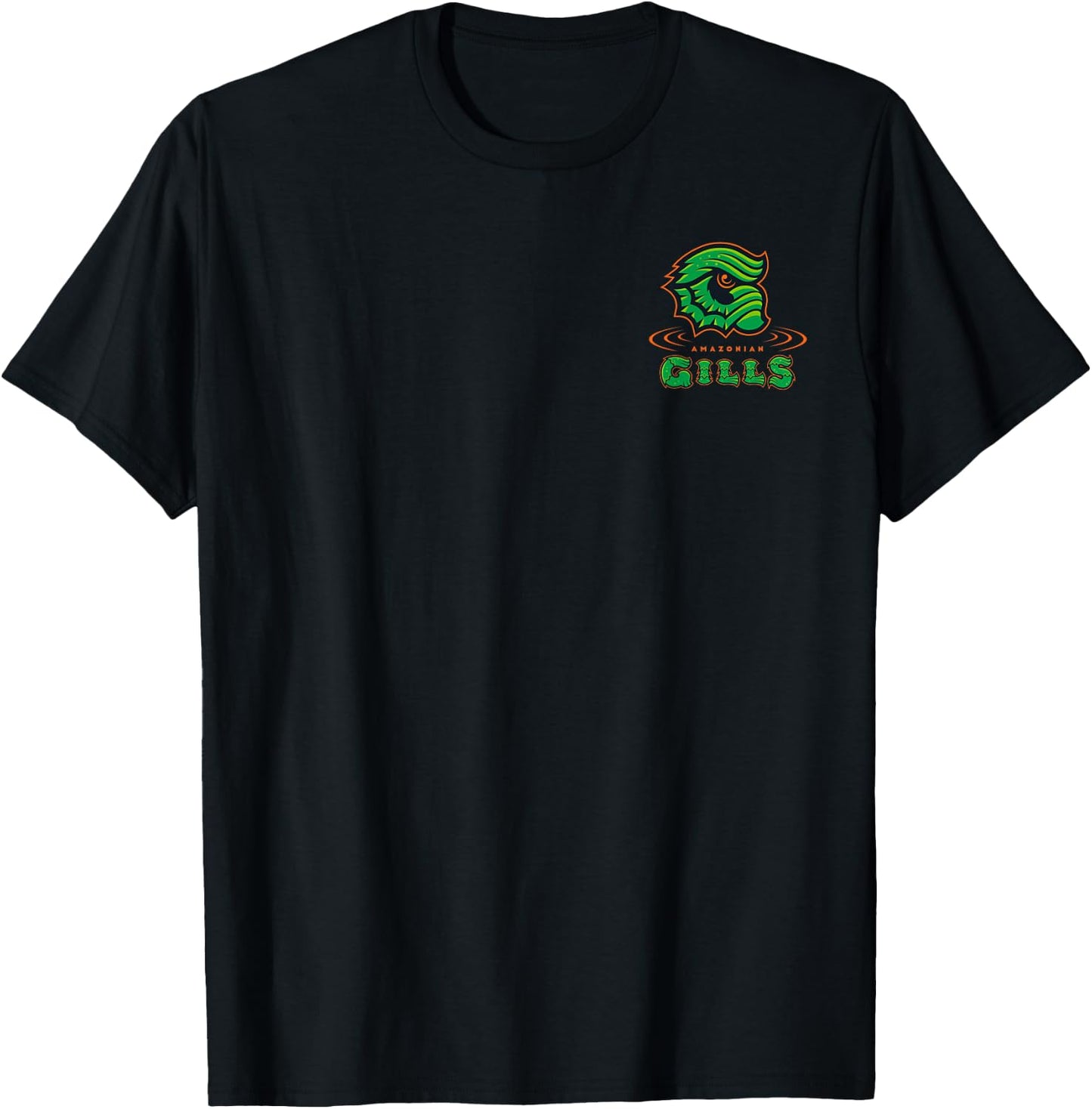 Universal Monsters Creature From The Black Lagoon Gills F&B T-Shirt - T-Shirt | Black