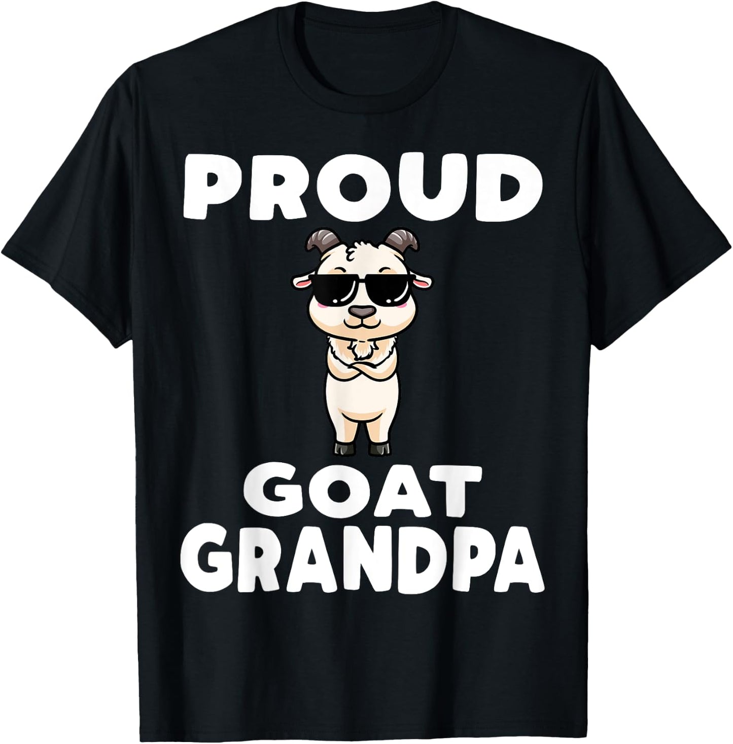 Goat Grandpa T-Shirt - T-Shirt | Black