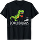 Kids Dino Trex Bowling Bowlosaurus Funny Bowler Toddler Boys Kids T-Shirt - T-Shirt | Black