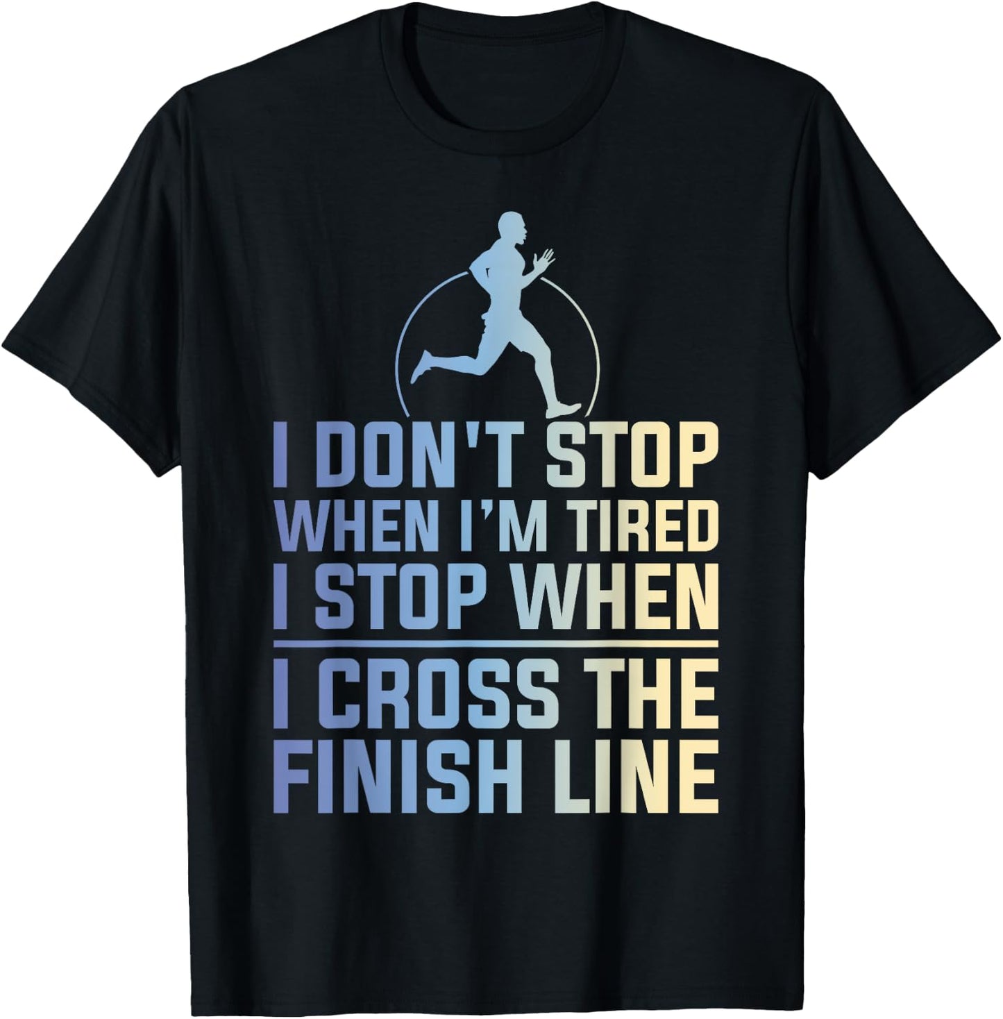 XC Running Cross Country T-Shirt - T-Shirt | Black