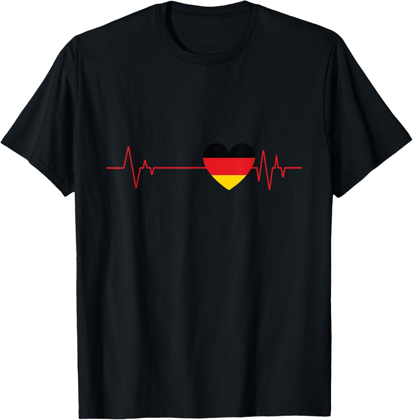 Herz Deutschland T-Shirt - T-Shirt | Black