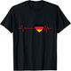 Herz Deutschland T-Shirt - T-Shirt | Black
