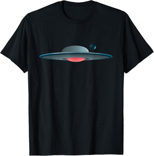 Flying Saucer T-Shirt - T-Shirt | Black