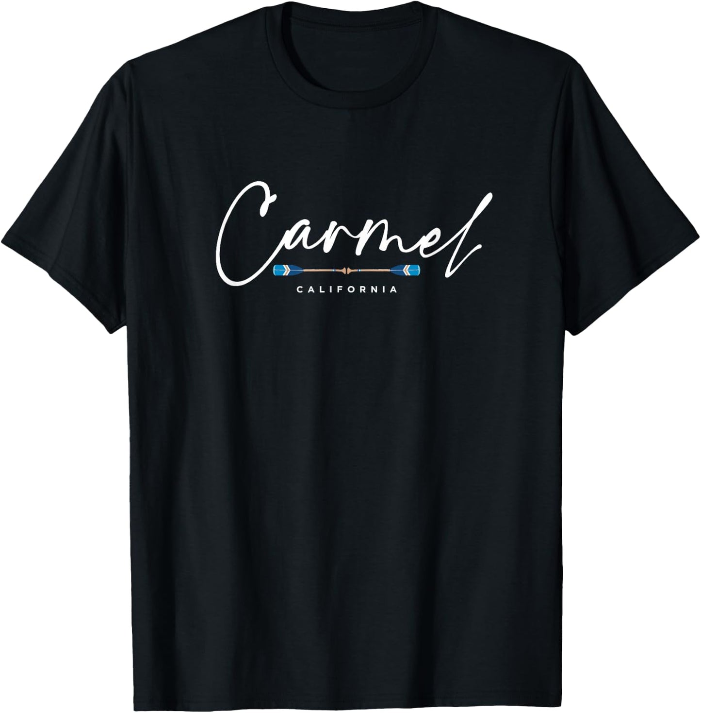 Carmel California Oars Graphic T-Shirt - T-Shirt | Black