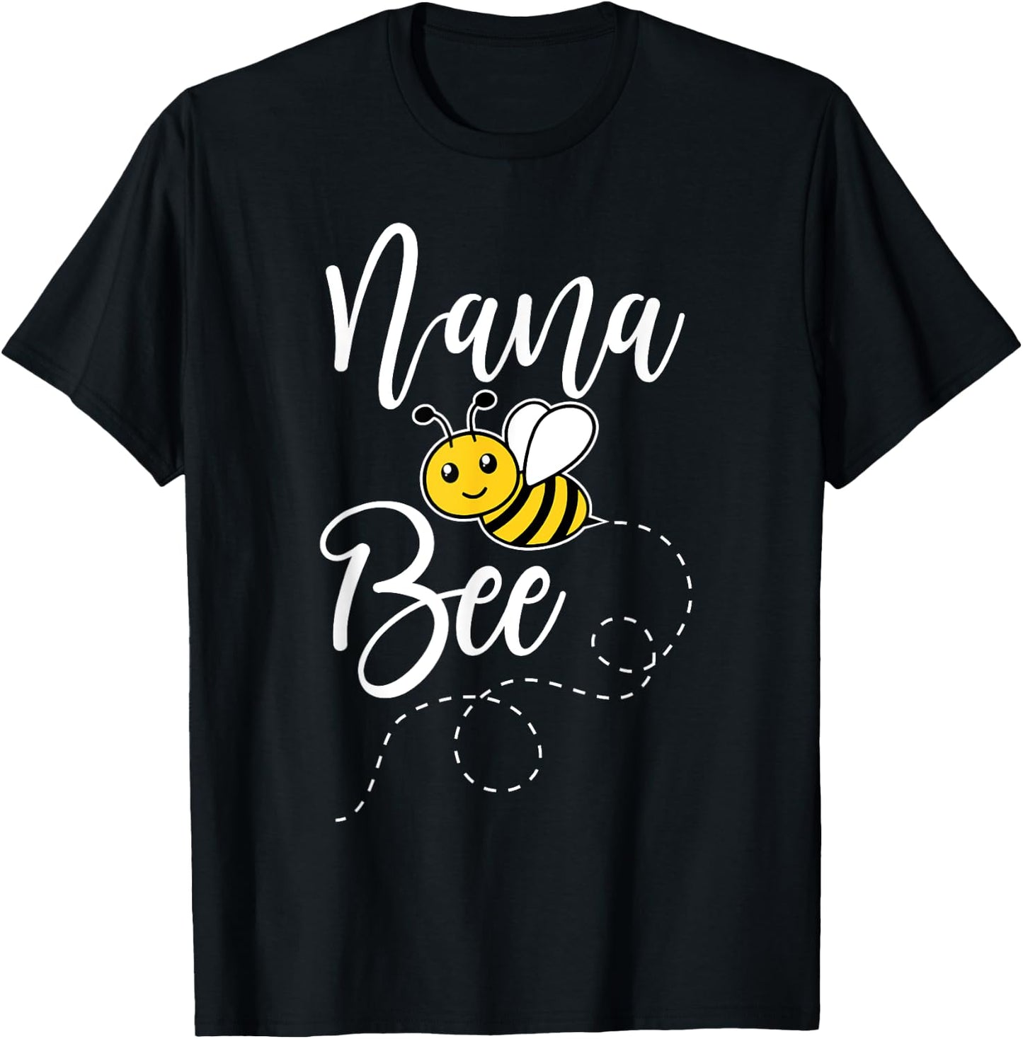 Nana Of The Bee Day Girl Hive Family Matching Birthday Sweet T-Shirt - T-Shirt | Black