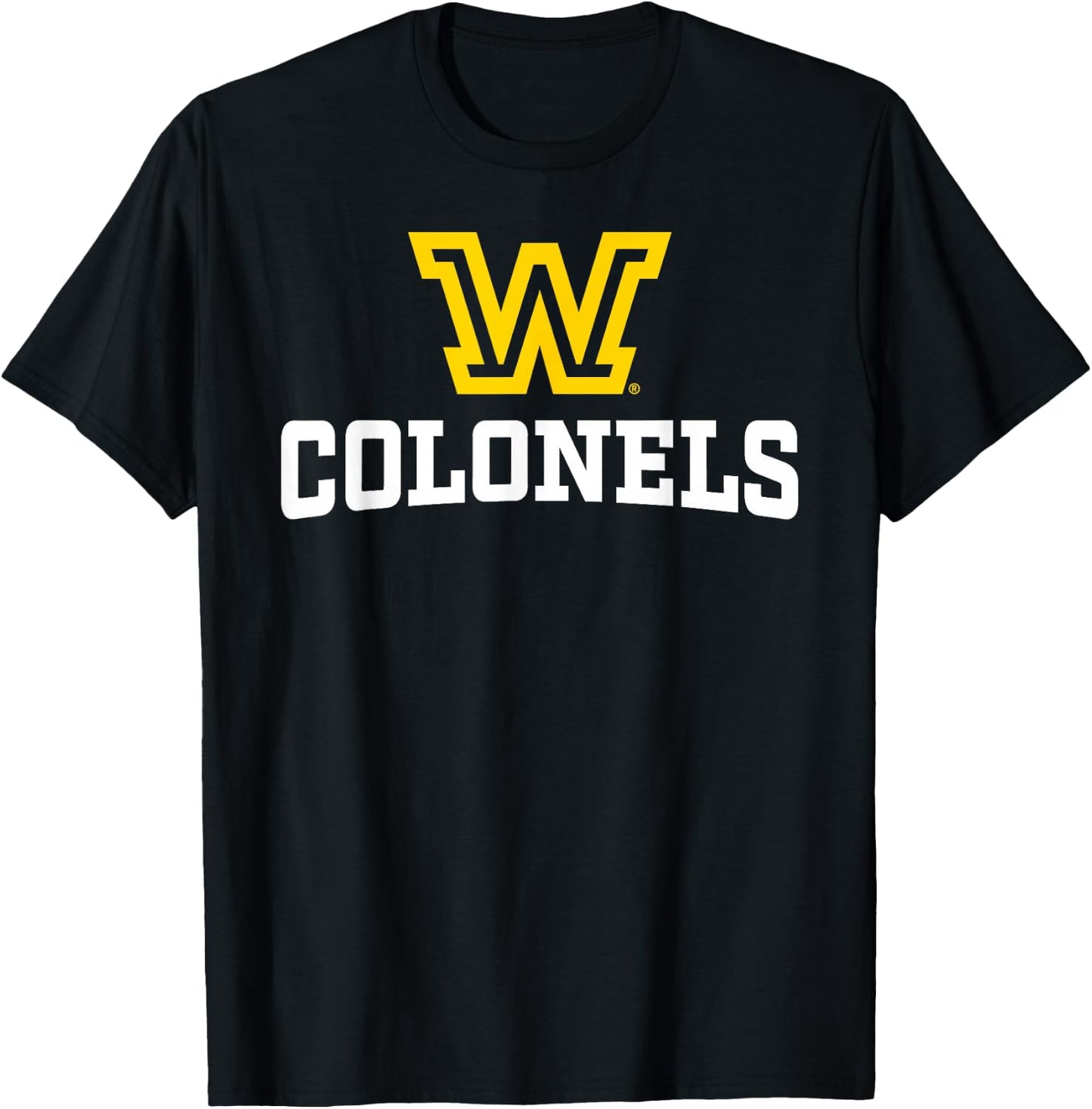 Wilkes University Colonels W Mark T-Shirt - T-Shirt | Black