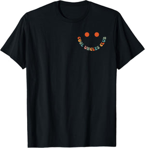 Uncles Shirt Cool Uncles Club Funny New Uncle Men's 2-Sided , black T-Shirt - T-Shirt | Black