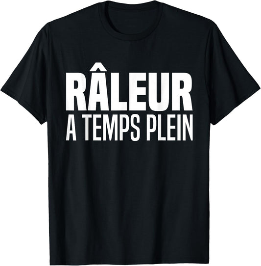 Railer Full Time Humor Super Burning Full Time Funny , Black, S T-Shirt - T-Shirt | Black