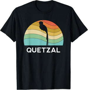 Quetzal Guatemala Retro Chapin Vintage Maya Antigua Atitlan T-Shirt - T-Shirt | Black