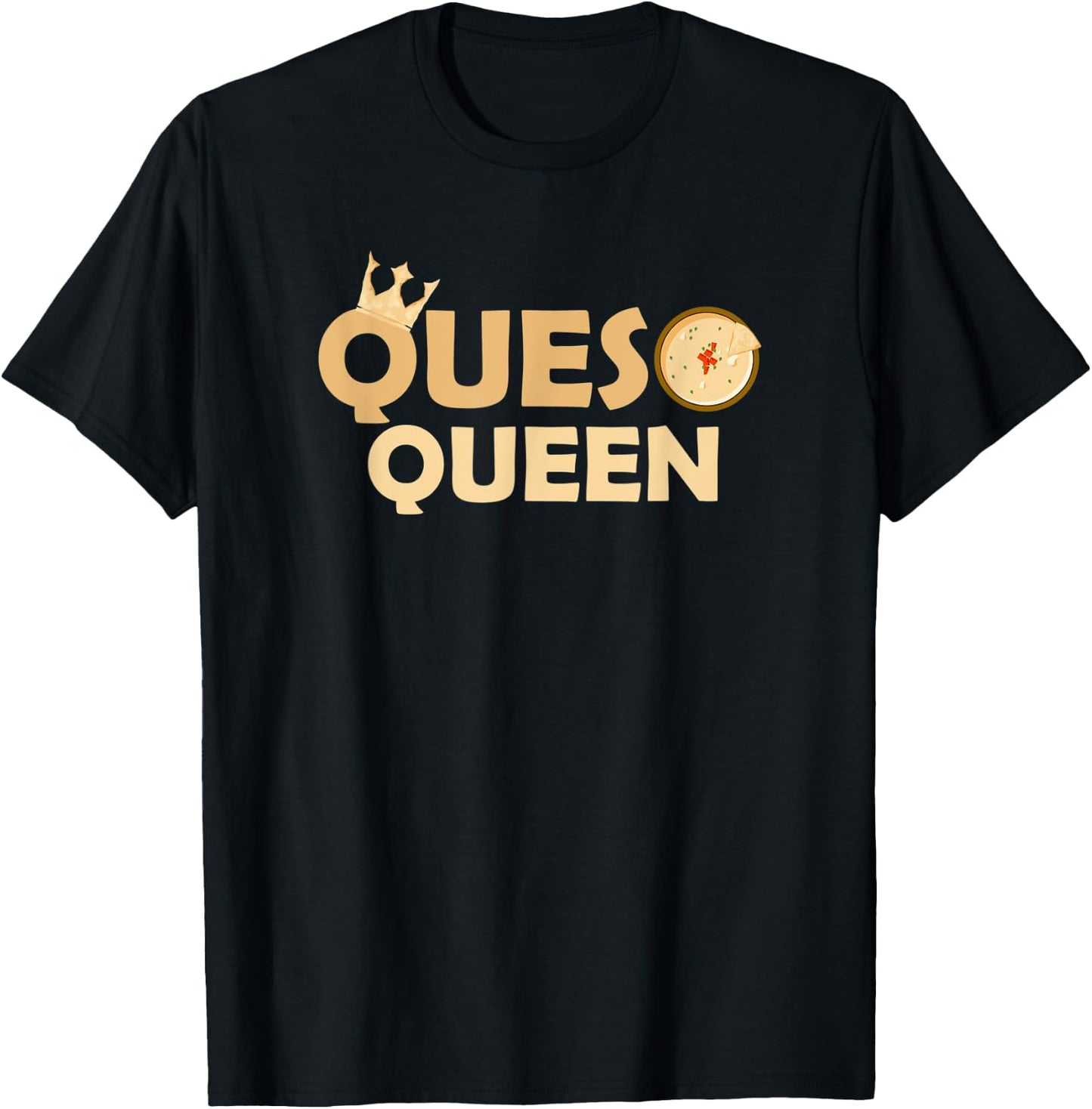 Queso Queen T-Shirt - T-Shirt | Black