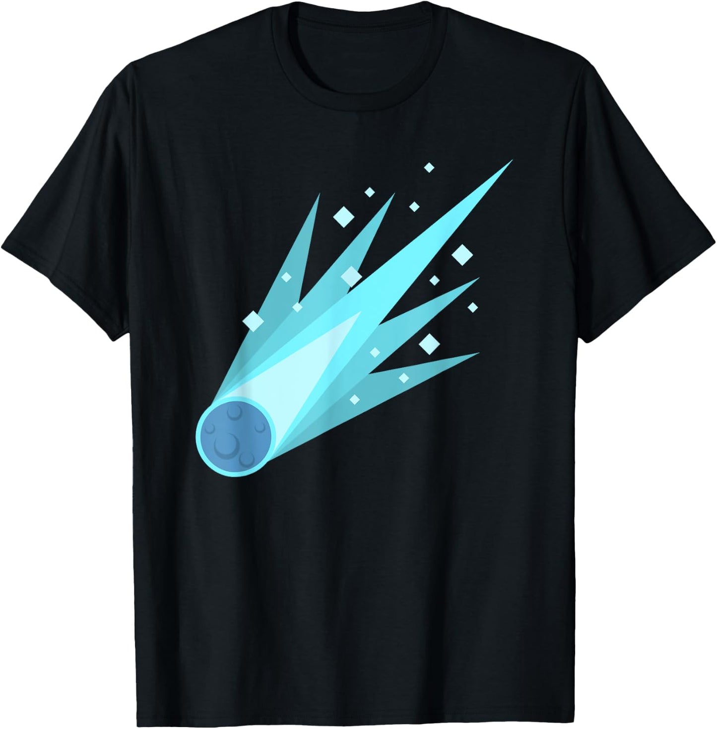 Eisblauer Komet Kostüm T-Shirt - T-Shirt | Black