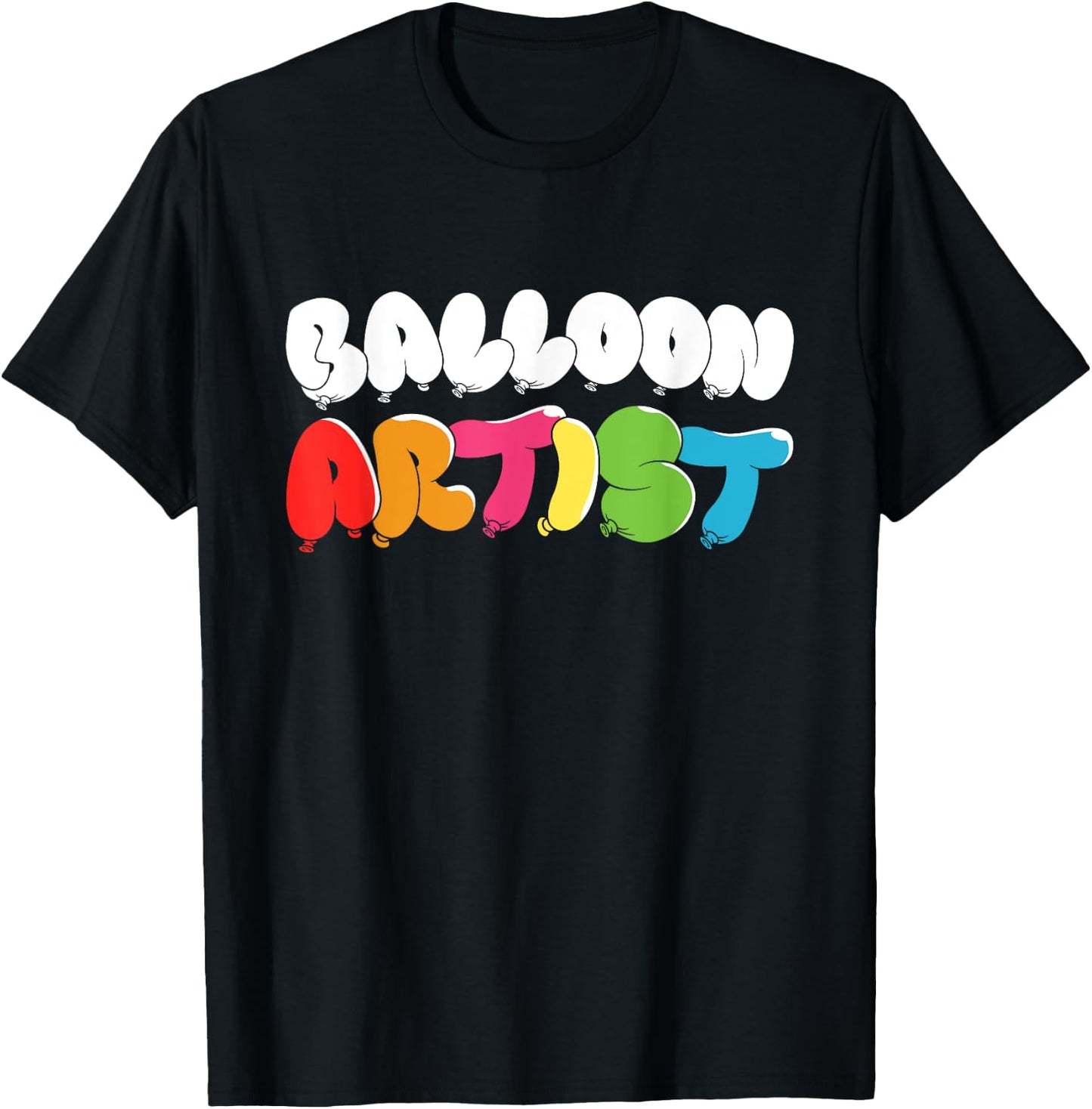 Funny Balloon Artist Twister Animal Twisting Balloons Lovers T-Shirt - T-Shirt | Black