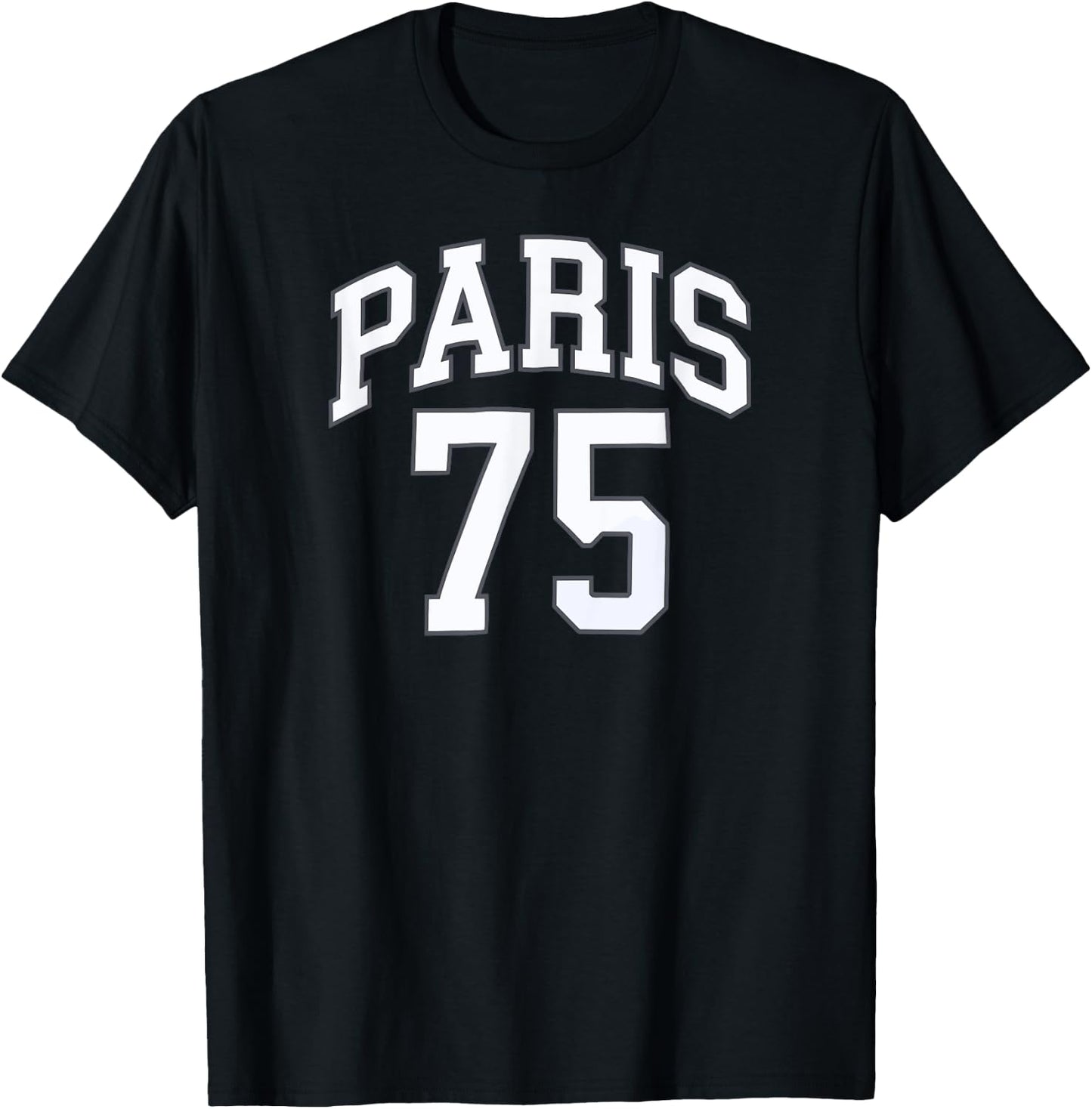 Paris 75 T-Shirt - T-Shirt | Black