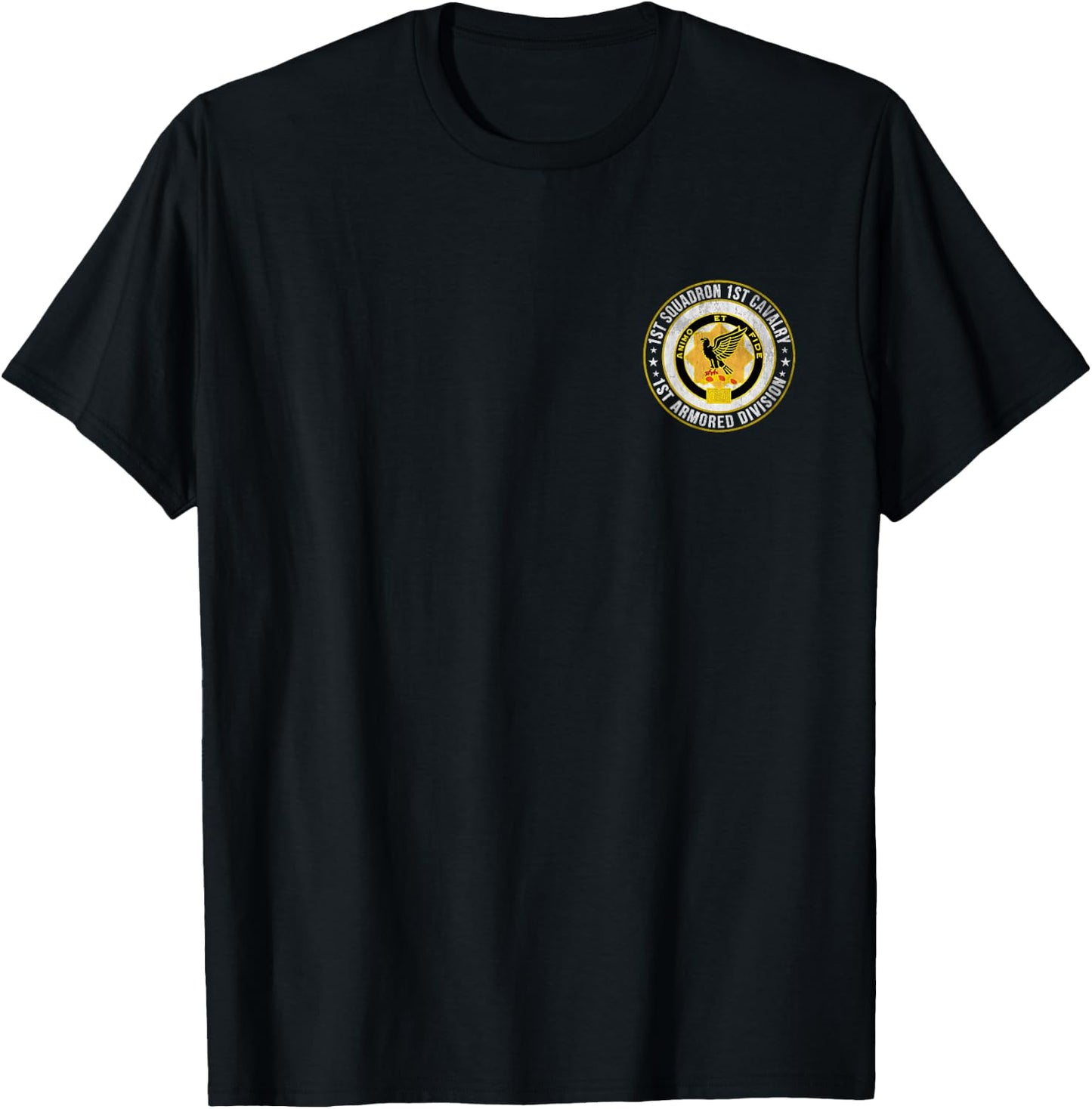 1st Squadron 1st Cavalry 1st Armored Division Veterans Day T-Shirt - T-Shirt | Black