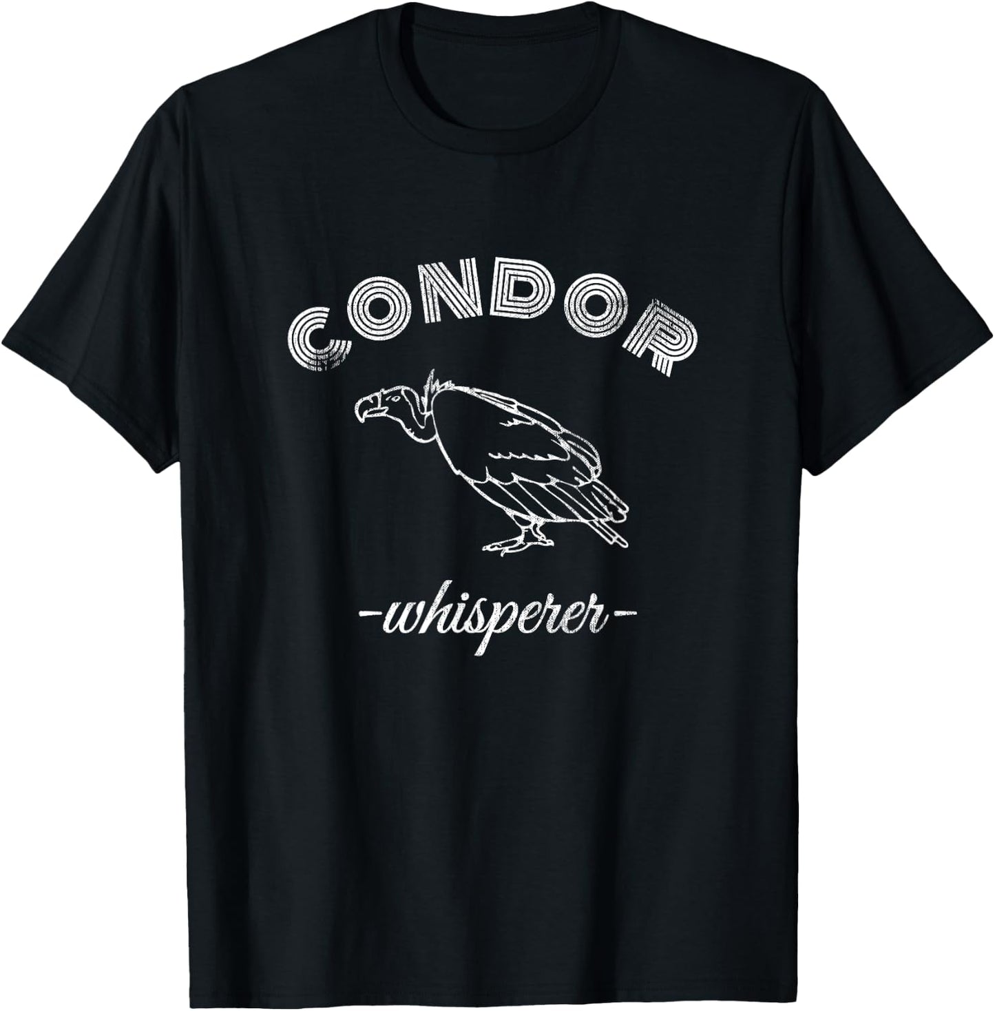 Condor Bird Whisperer Cute Birds Costume Gift T-Shirt - T-Shirt | Black