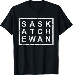 Stylish Saskatchewan T-Shirt - T-Shirt | Black